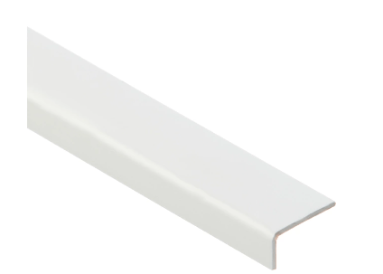 Cornière PVC 20x10x1,1mm L= 2,00m - Matériaux DECOMAT