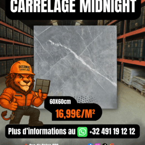 Carrelage Midnight 60x60 cm – 16,99€/m²