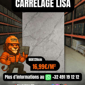 Carrelage Lisa 60x120 cm – 16,99€/m²