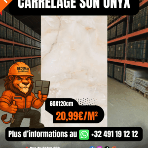 Carrelage Sun Onxy 60x120 cm – 20,99€/m²