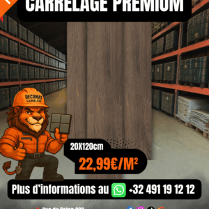Carrelage Premium effet parquet  20x120 cm – 22,99€/m²