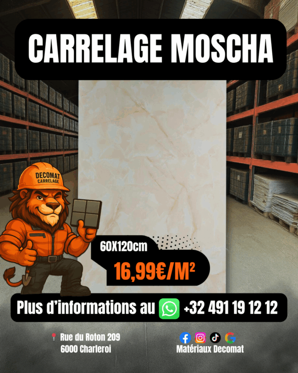 Carrelage Moscha 60x120 cm – 16,99€/m²