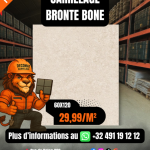 Carrelage Bronte Bone  60x120 cm – 29,99€/m²