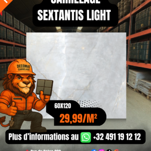 CARRELAGE  SEXTANTIS LIGHT 60X120 CM – 29,99€