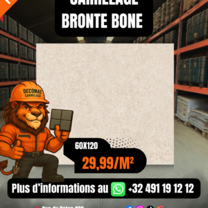CARRELAGE BRONTE BONE 60X120 CM – 29,99€